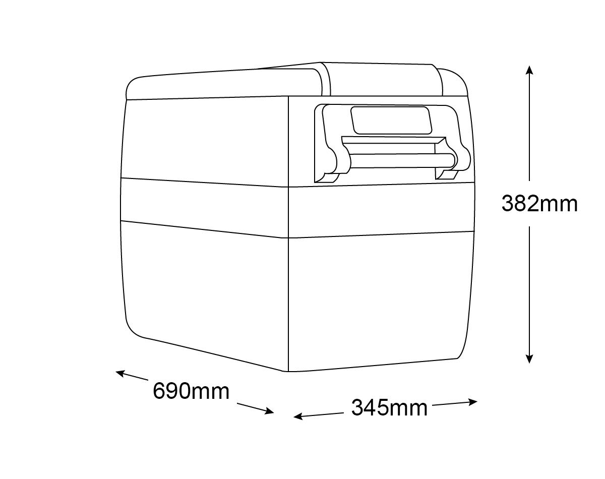 TotalFreeze 35 Portable Fridge Freezer 35L