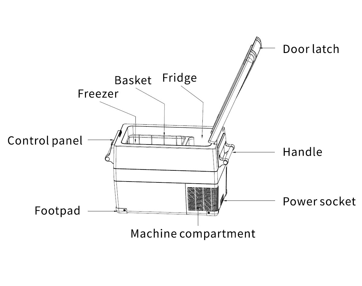 TotalFreeze 35 Portable Fridge Freezer 35L