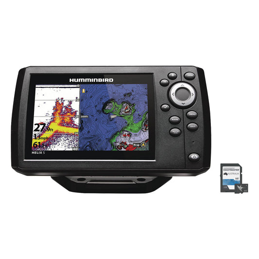 HUMMINBIRD HELIX 5 FISHFINDER G3 INC COASTMASTER MAP