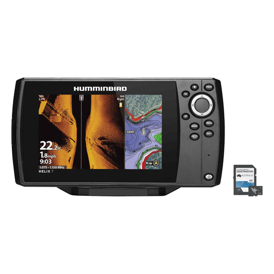 HUMMINBIRD HELIX 7 FISHFINDER SI G4 INC COASTMASTER MAP