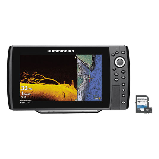 HUMMINBIRD HELIX 10 FISHFINDER MDI+ G4N INC COASTMASTER MAP