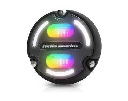 Hella Apelo A2 Aluminium Underwater Light RGB LED with Charcoal Lens