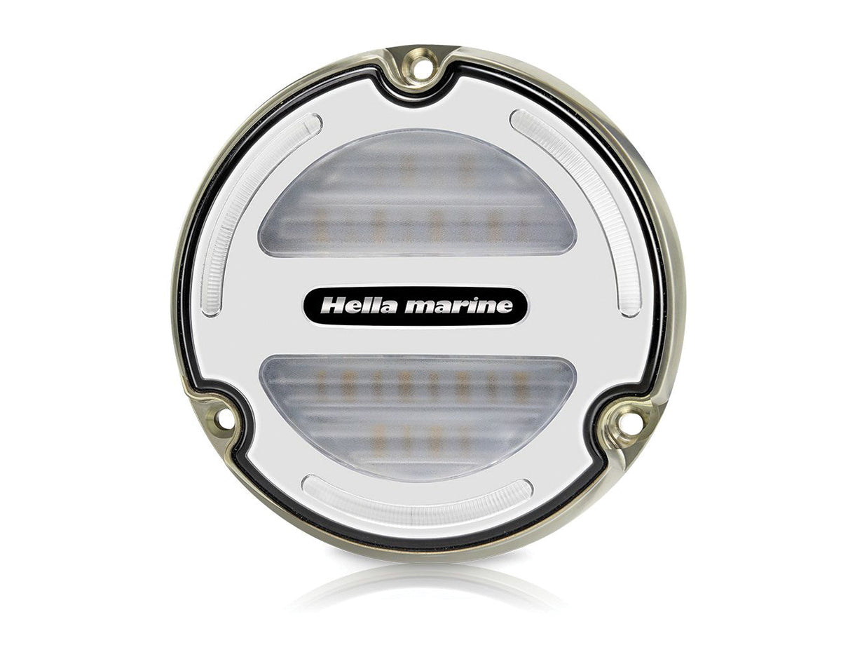 Hella Apelo A3 Bronze Underwater Light RGBW Colour Change LED with White Lens