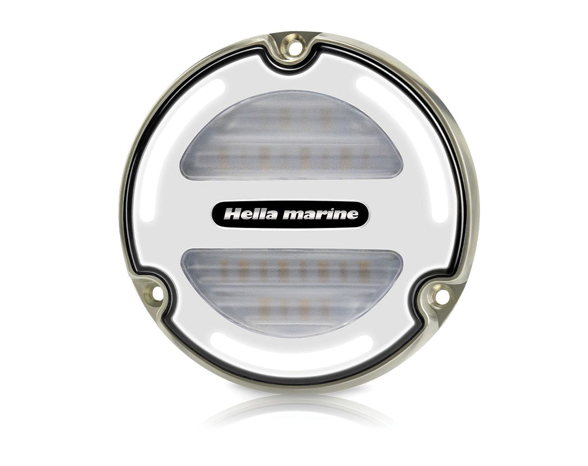 Hella Apelo A3 Bronze Underwater Light RGBW Colour Change LED with White Lens