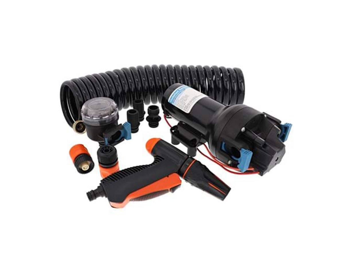 Jabsco Hotshot HD6 Saltwater Washdown Pump Kit 70psi 12v