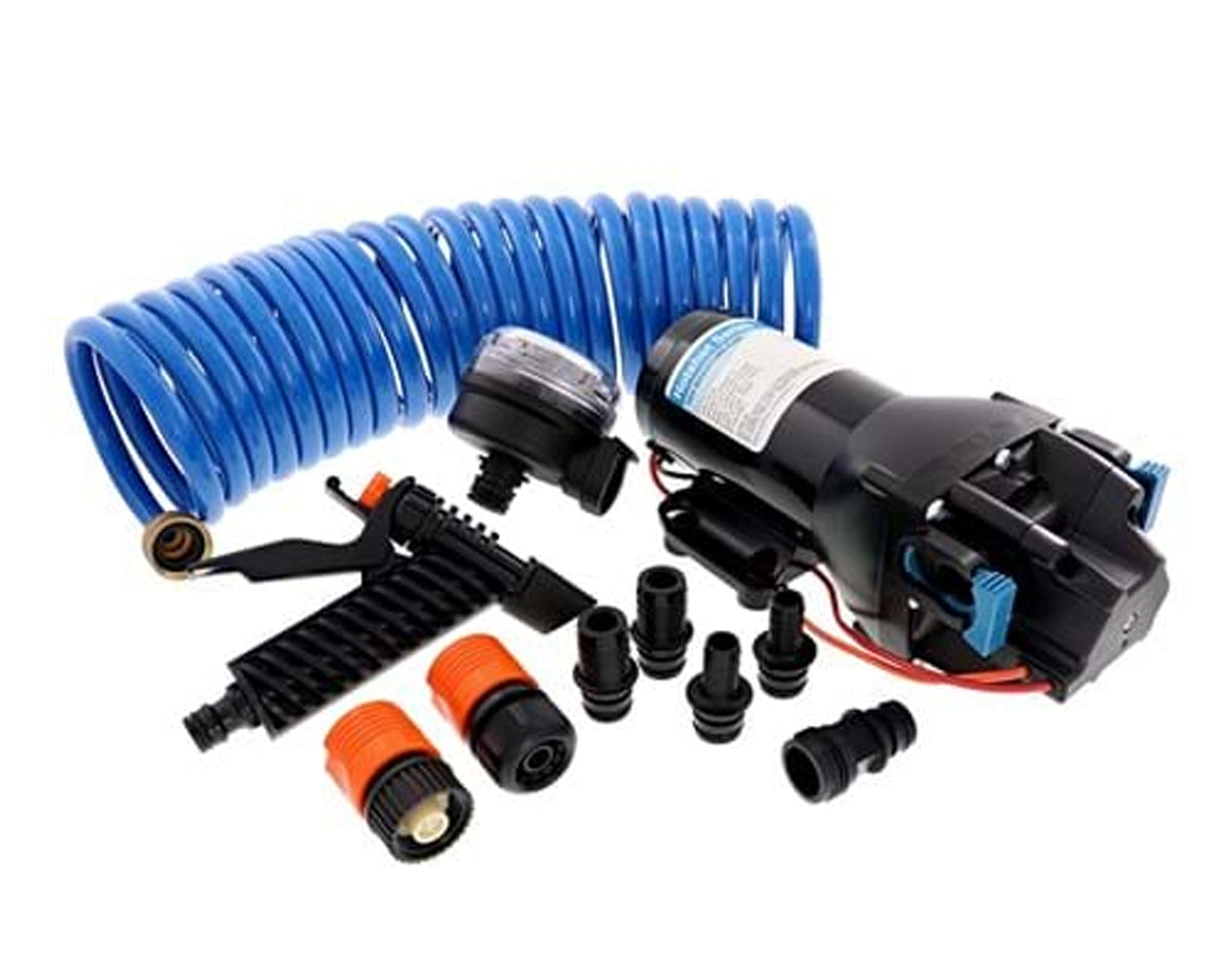 Jabsco Hotshot HD4 Washdown Saltwater Pump Kit 60psi 12v