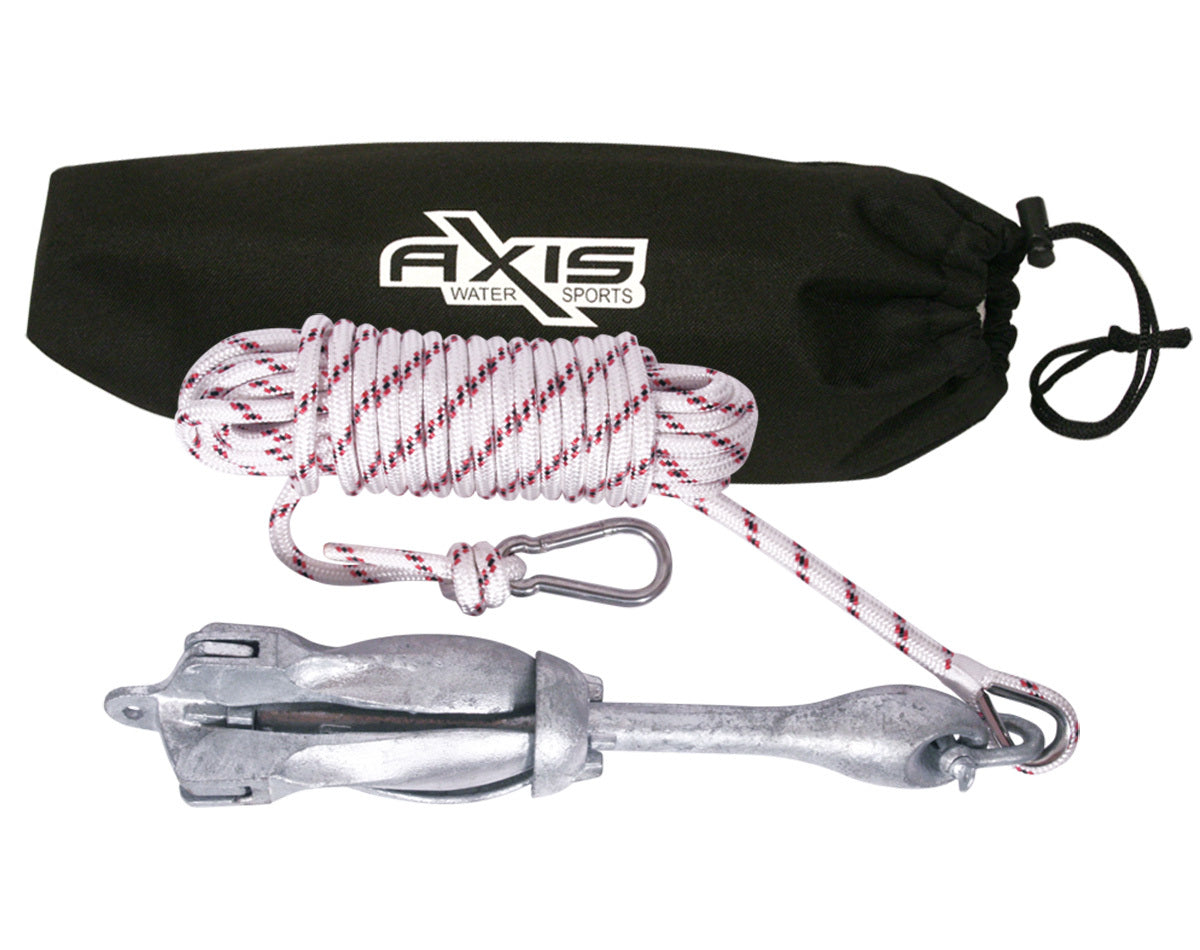 Ski Boat Anchor Kit with 3.2kg Grapnel Anchor and 10m Rope