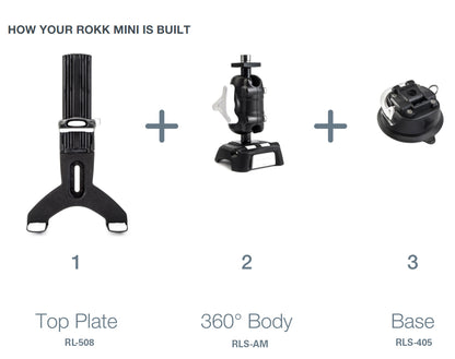 Scanstrut ROKK Mini Tablet Mount Kit with Suction Cup Base