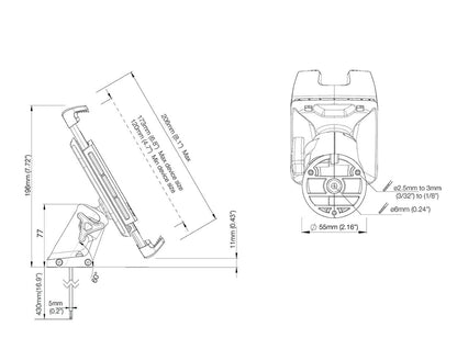 Scanstrut ROKK Qi 10W Wireless Phone Charger Edge