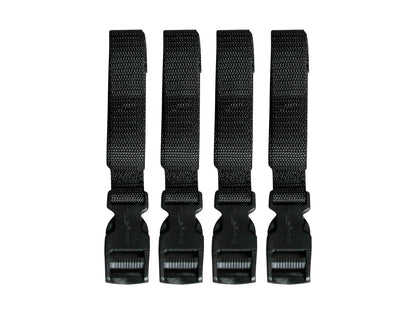 Boat Cover Webbing Tie Down Kit with Buckles 4pk