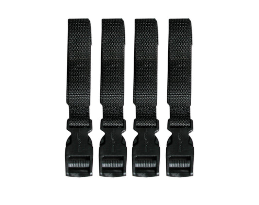 Boat Cover Webbing Tie Down Kit with Buckles 4pk