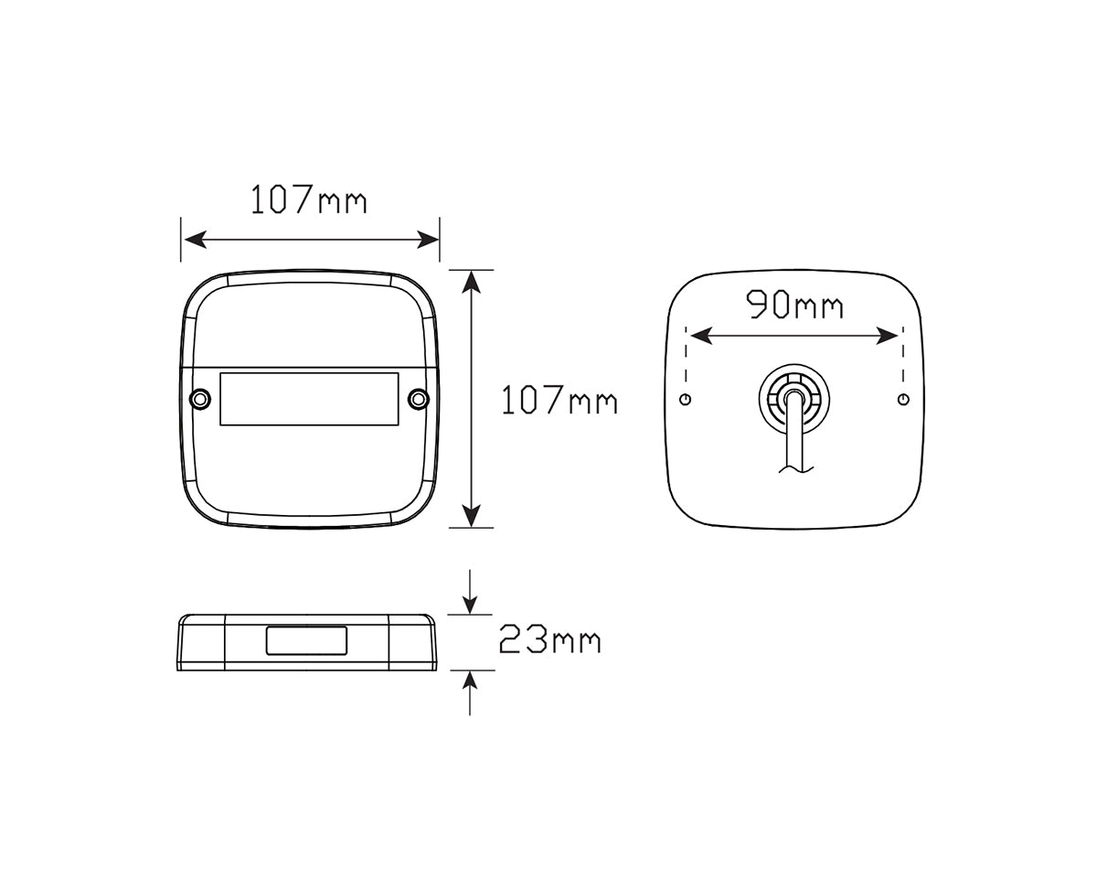 LED Autolamps 99 Series Trailer Light Kit with 10m Harness