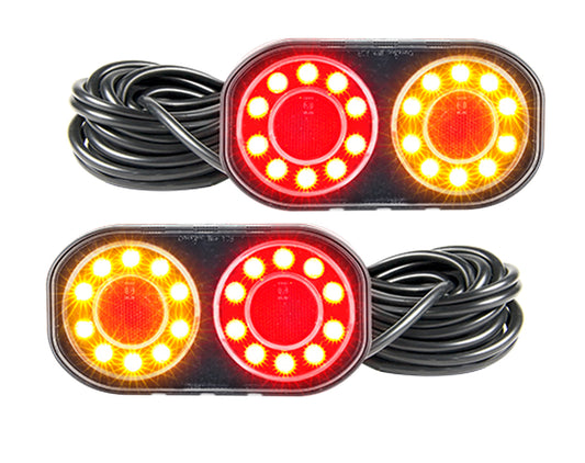 LED Autolamps 209 Series Trailer Light Kit with 8m Cable