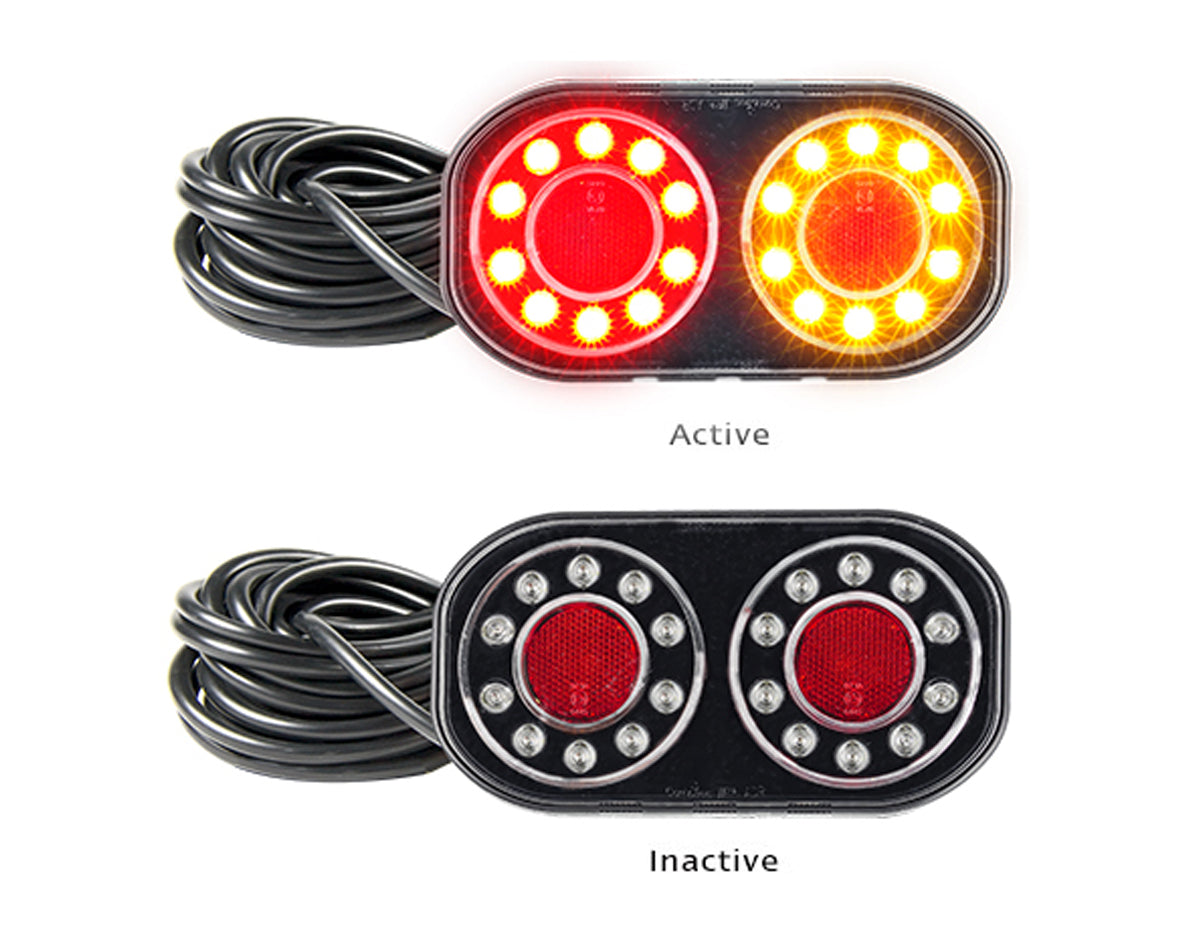 LED Autolamps 209 Series Trailer Light Kit with 8m Cable