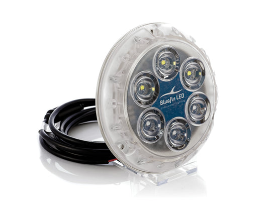 Bluefin LED Piranha P12 Dual Colour Underwater Boat Light Aluminium Base