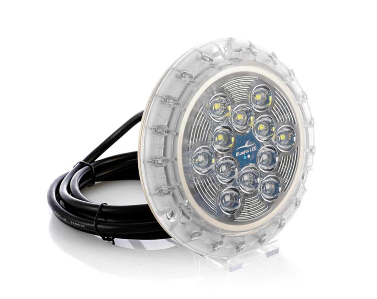 Bluefin LED Piranha P24 Dual Colour Underwater Boat Light Aluminium Base