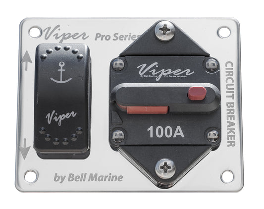 Viper Pro Switch Panel with Circuit Breaker & Anchor LED (On)/Off/(On) Switch