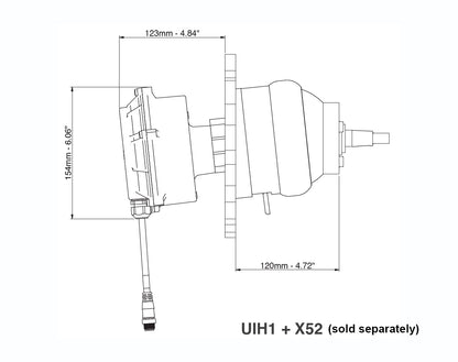 Ultraflex Integra UIH1 Electronic Tilt Mount Steering Helm