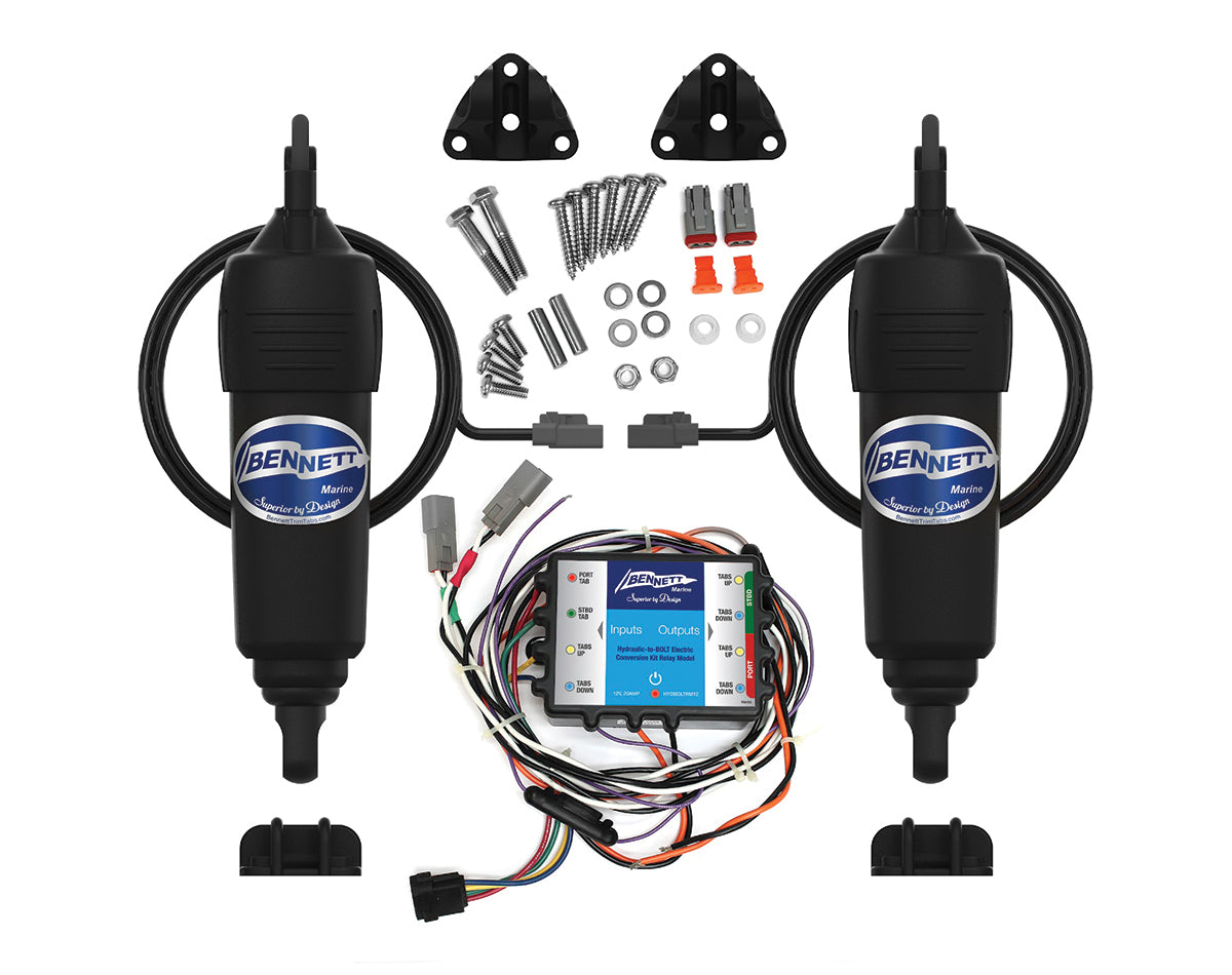 Bennett Marine Hydraulic to BOLT Electric Trim Tab Conversion Kit