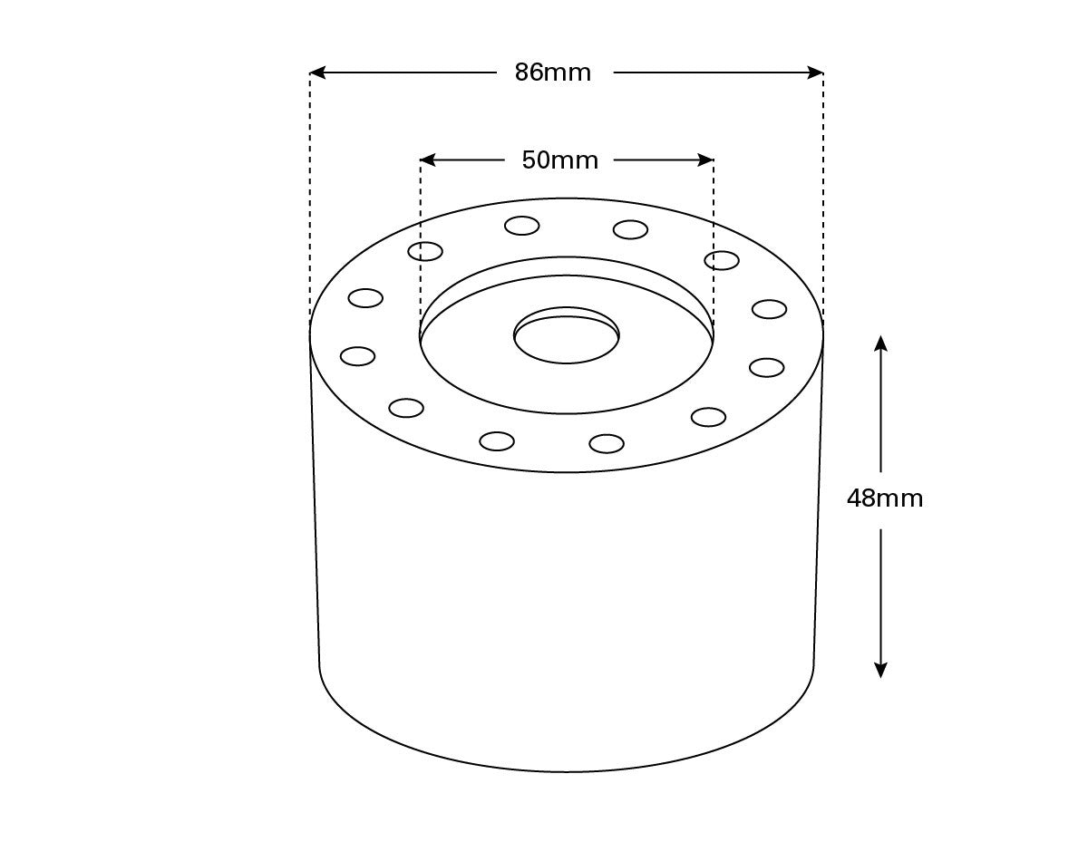 X63 Hub & Button For UltraFlex Steering Wheels