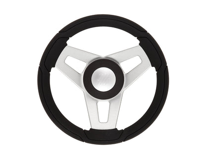 Steering Wheel Montecristo Black & Aluminium 350mm