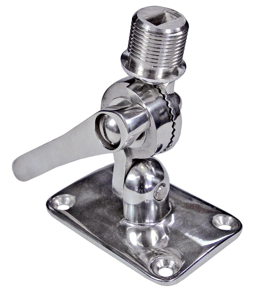 Stainless Steel Antenna Base Double Angle Adjustment