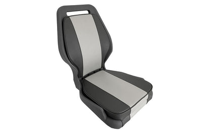 Moulded Boat Seat with Removable Grey Cushions