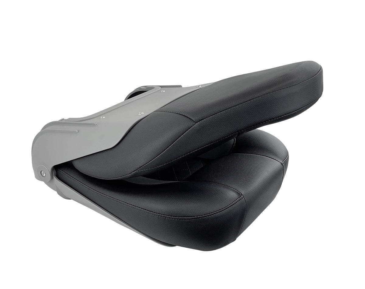 CP48 High Back Folding Helm Seat Dusty Grey / Black