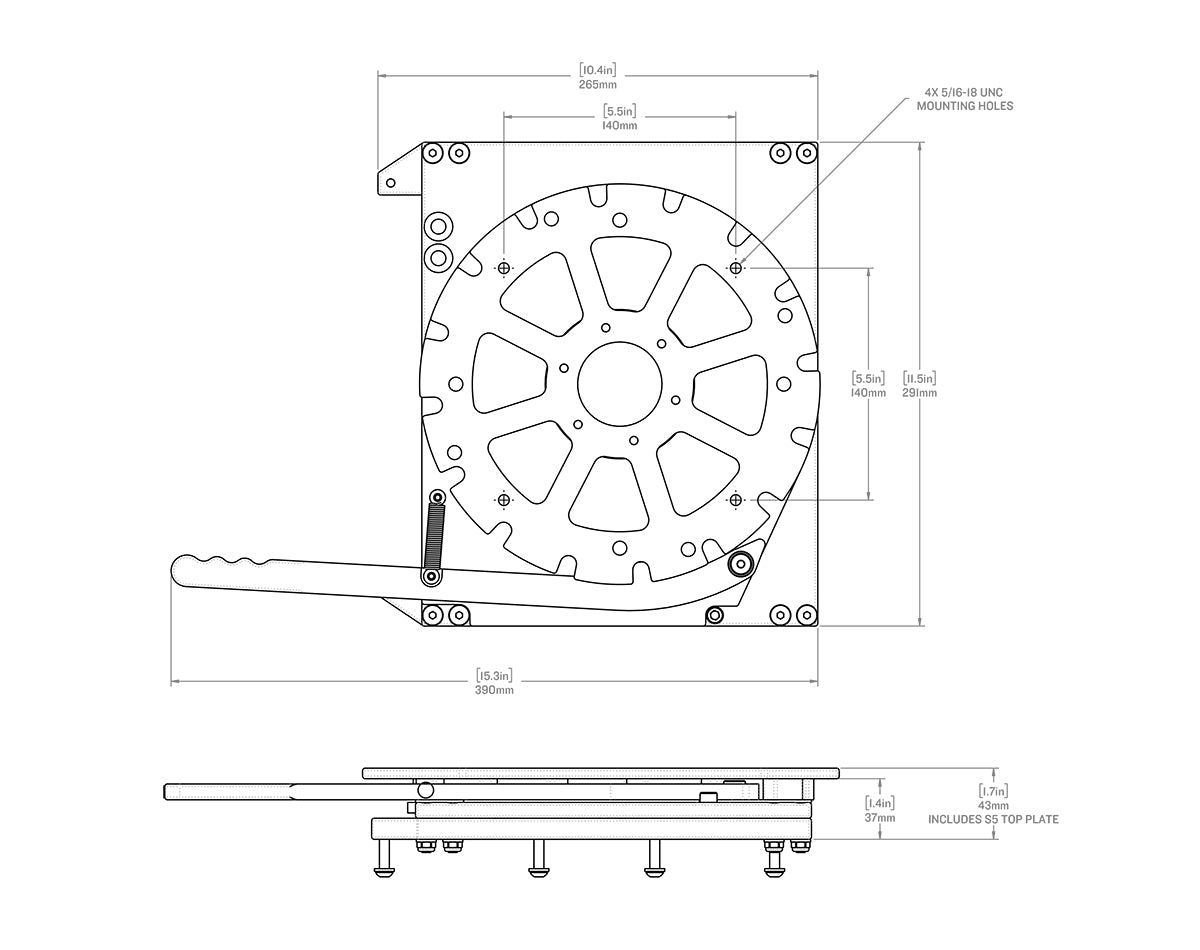 Shockwave S5 Sentinel Seat Swivel