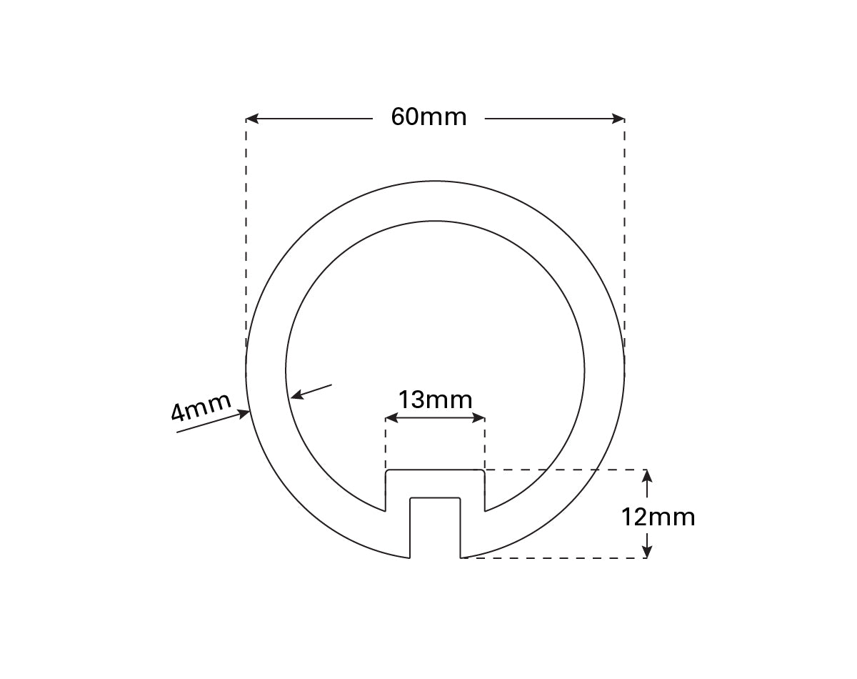 Plug-In Pedestal Post Only 415mm