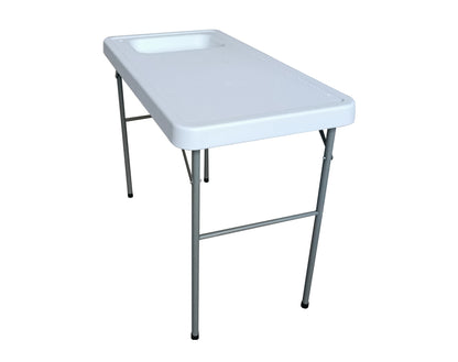 Portable Camping Table with Sink and Faucet