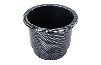 Drink Holder Large Twin Size Carbon Print with Drain