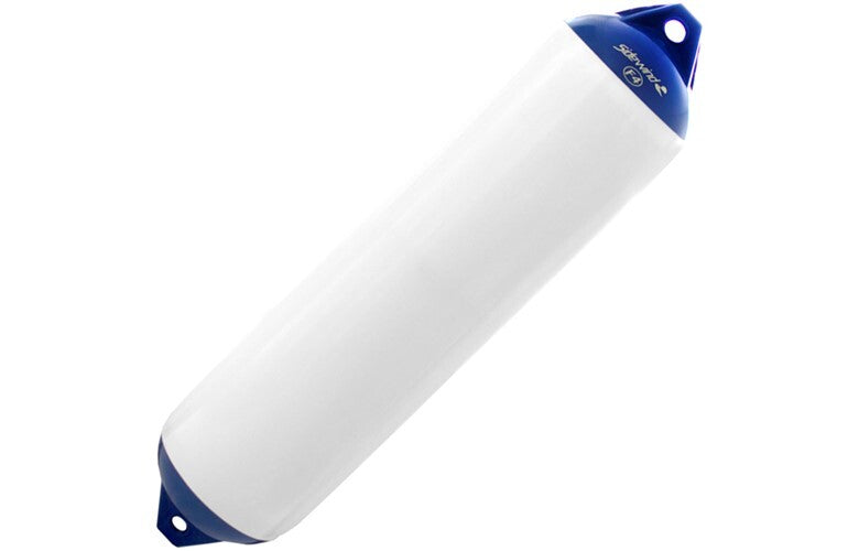 Boat Fender F4 White/Blue 1030x215mm