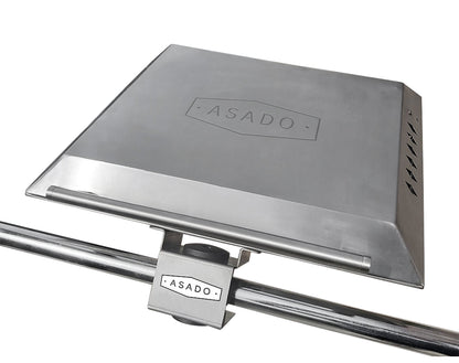 Asado Stainless Steel Boat BBQ with Removable Rail Mount