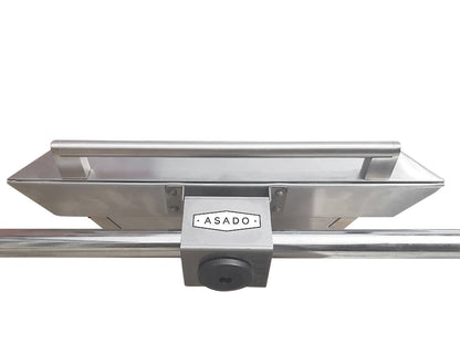 Asado Stainless Steel Boat BBQ with Removable Rail Mount