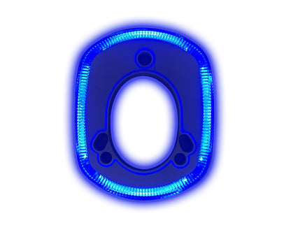 Rod Holder Bezel Accent Ring with Blue LED