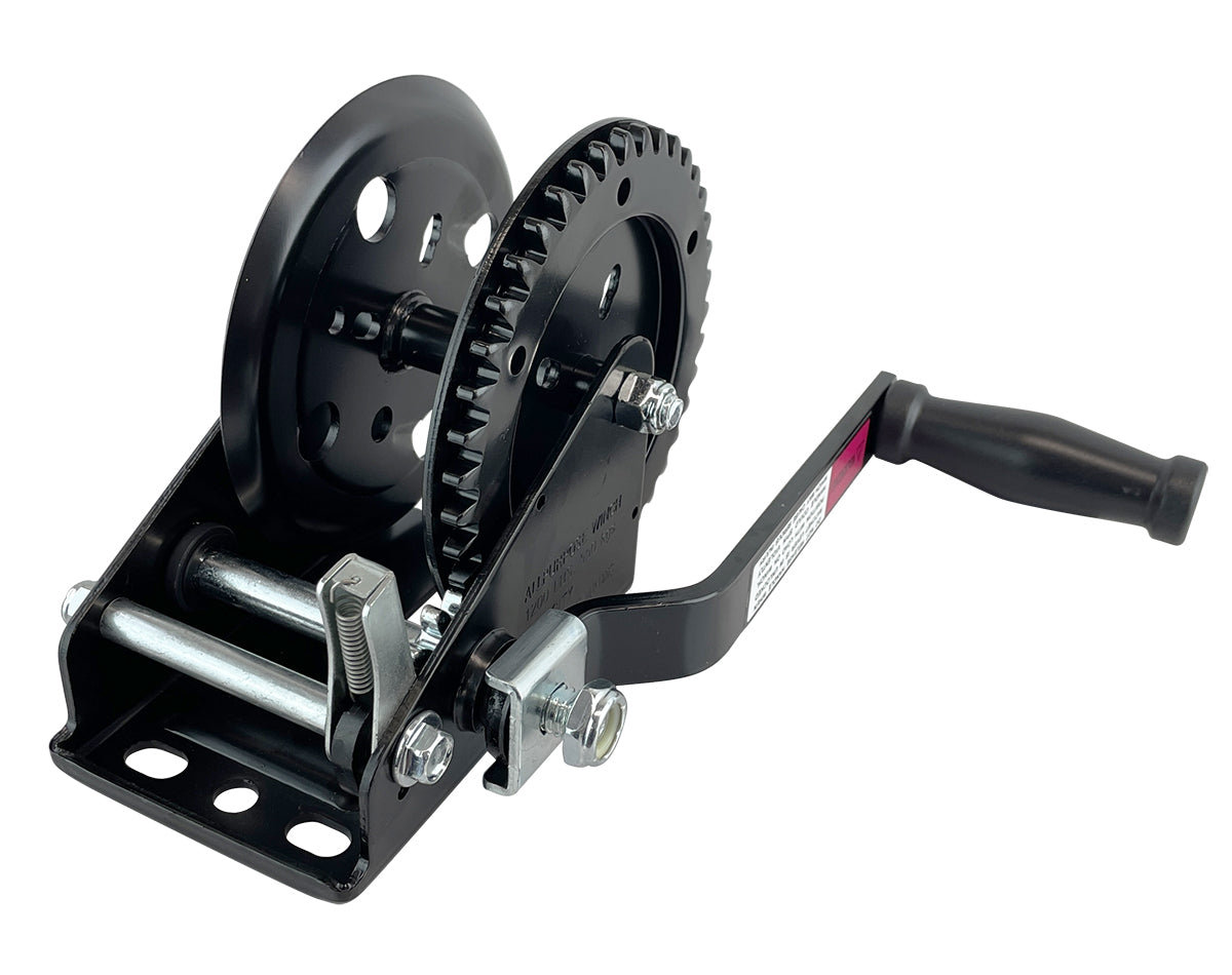 Boat Manual Trailer Winch Single Gear 545kg 4:1 Ratio