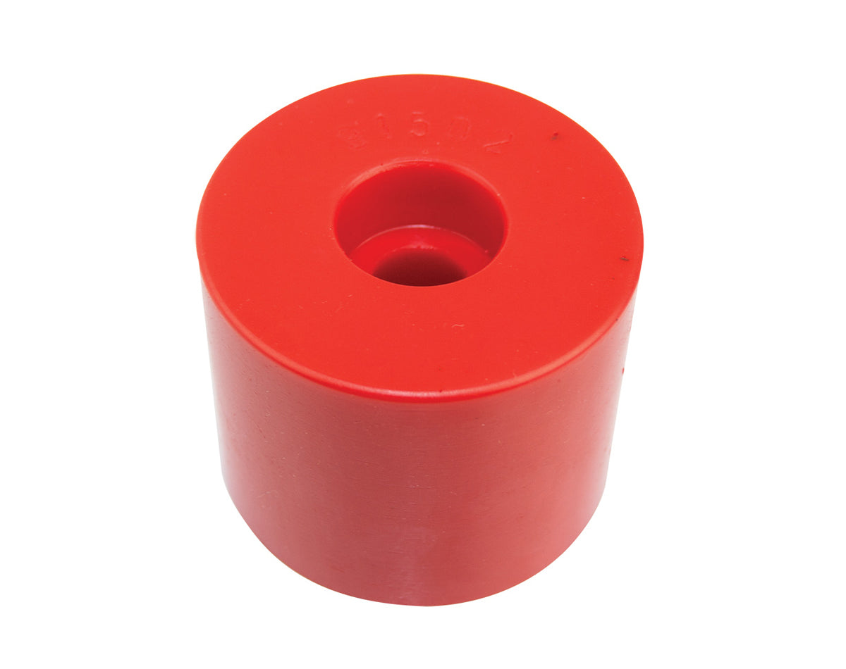 Soft Red Poly Transom Roller Round 65x75mm x 17mm Bore