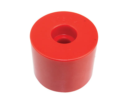 Soft Red Poly Transom Roller Round 65x75mm x 17mm Bore