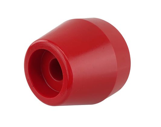 Soft Red Poly Transom Roller Tapered 65x75mm x 17mm Bore