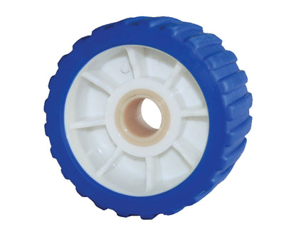 Heavy Duty Wobble Roller 73x125x22mm Blue White