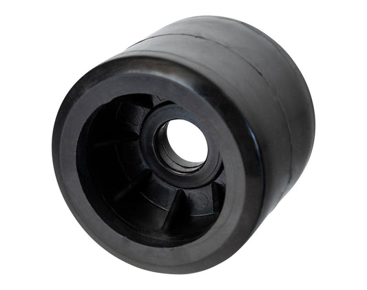 Wobble Roller Smooth Black 72x112mm x 22mm Bore