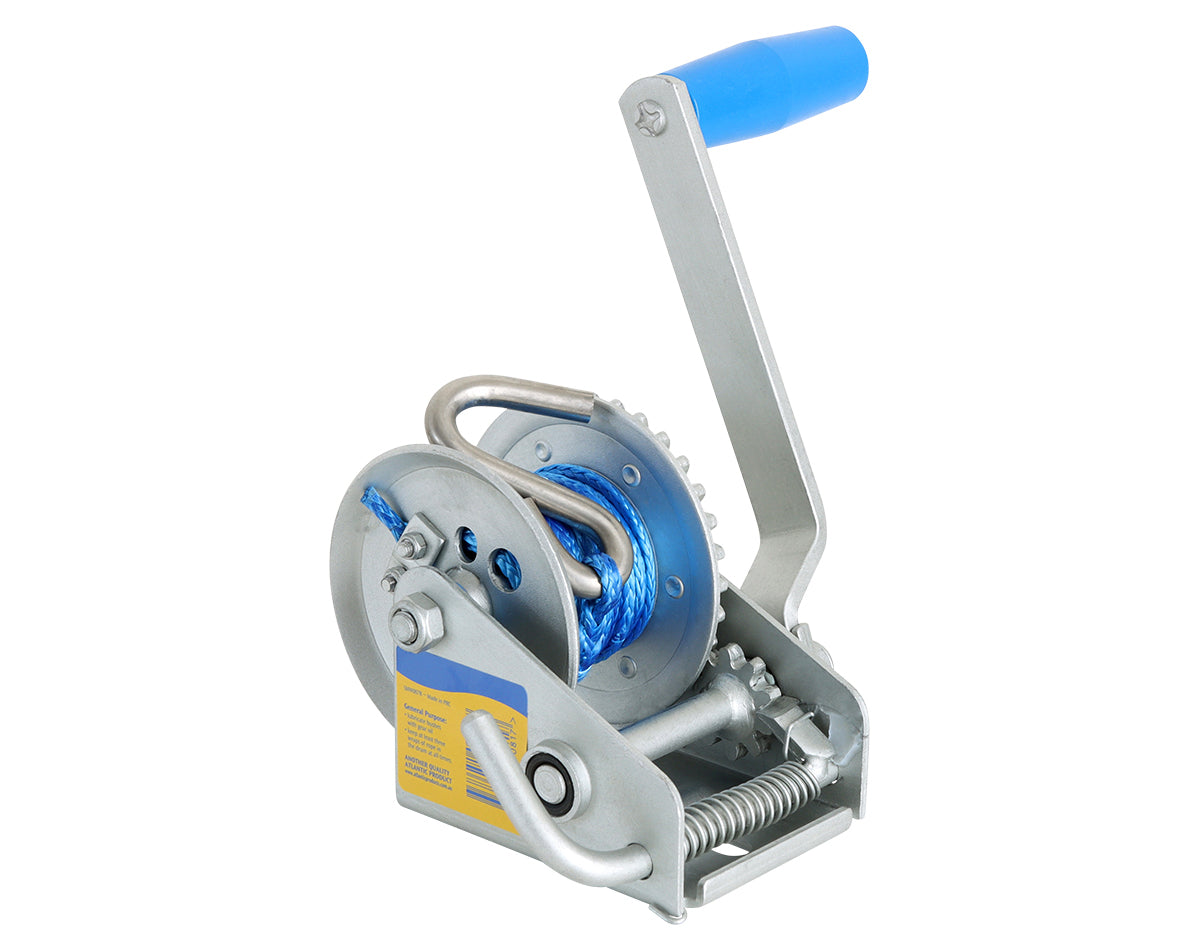 Atlantic Cadet Trailer Winch 300kg 3:1 with Rope