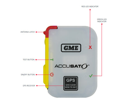 GME MT610G Emergency Personal Locator Beacon with GPS Locator