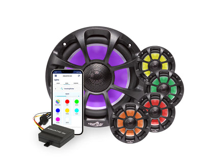 Aquatic AV RGB PX312 Marine Speakers Pro Sport 6.5 inch Black