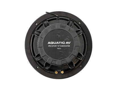 Aquatic AV RGB PX212 Marine Subwoofer Pro Sport 10 inch Black