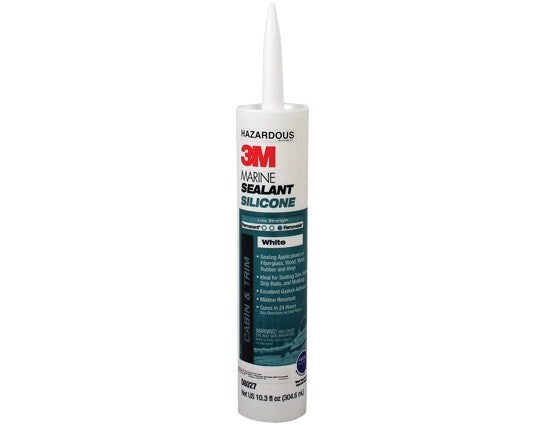 3M Marine Grade Silicone Sealant 304.6mL White