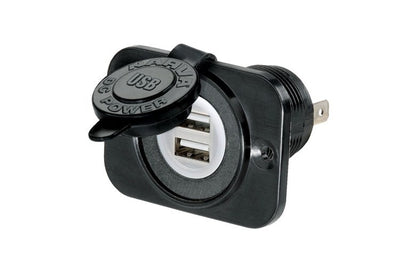 Heavy Duty Dual USB Sockets with Dust Proof Cap