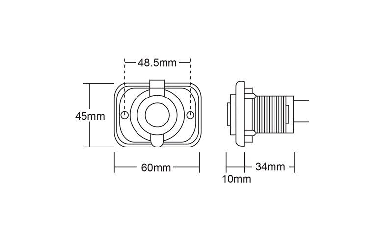 Heavy Duty Dual USB Sockets with Dust Proof Cap