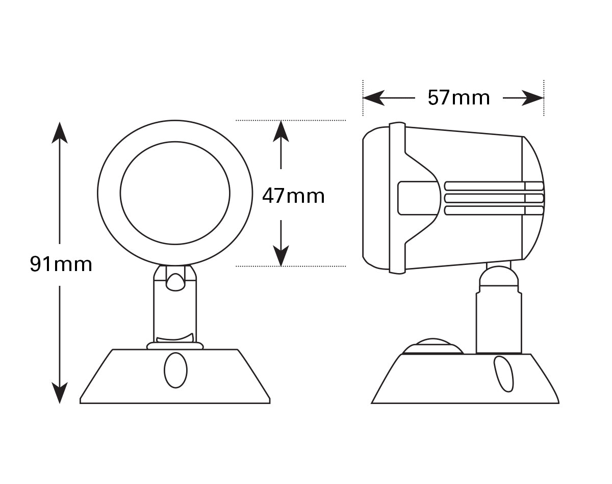 LED Reading Bunk Light 1W 9-33v